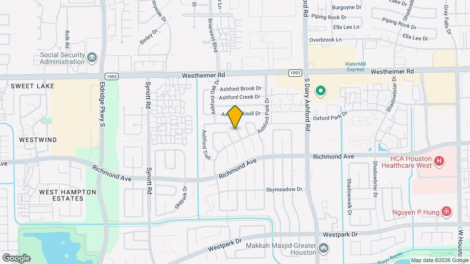 12719 Ashford Chase Dr Map and Location Details
