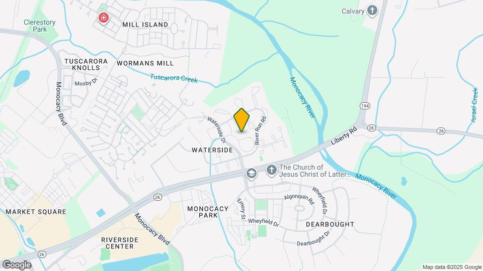 8033 Hollow Reed Ct Map and Location Details