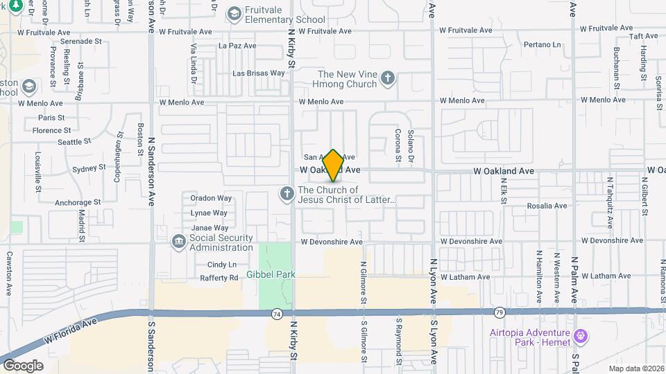 2269 San Bernardo Ave Map and Location Details