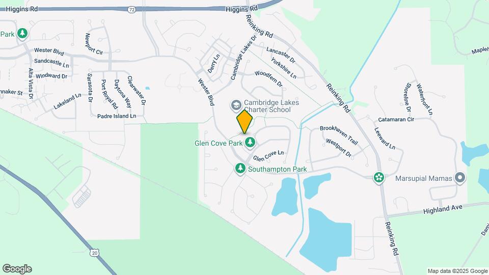 818 Glen Cove Ln Map and Location Details