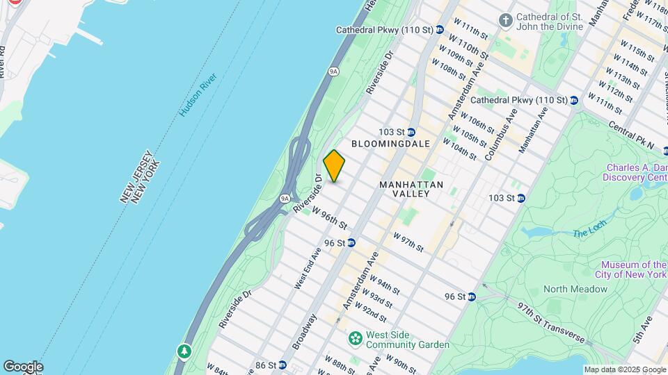 314 W 98th St Map and Location Details