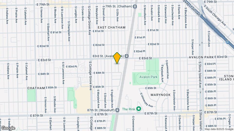 8326-8332 S Ellis Ave Map and Location Details