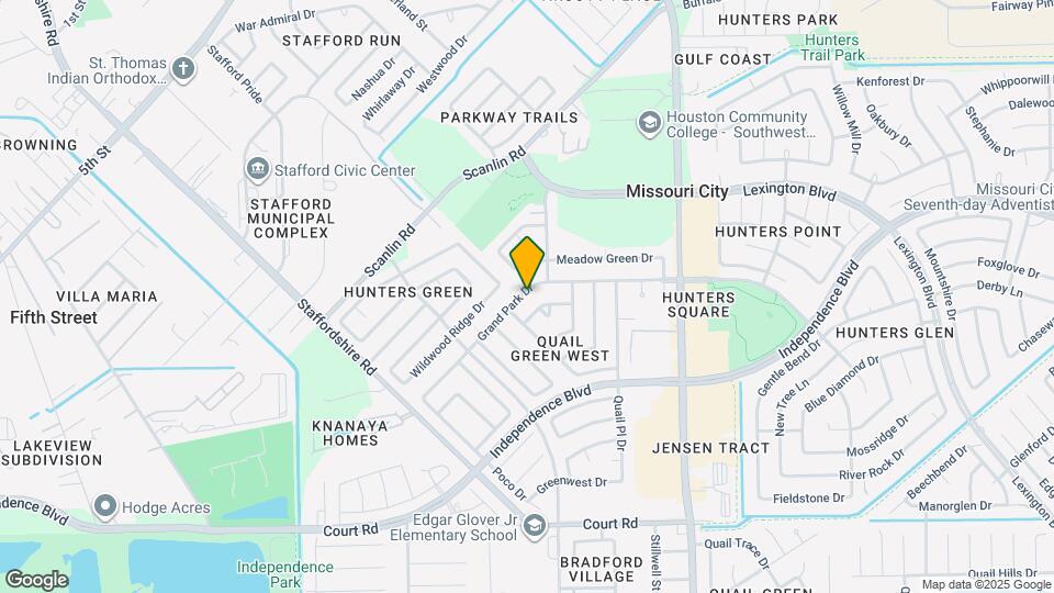 1823 Grand Park Dr Map and Location Details