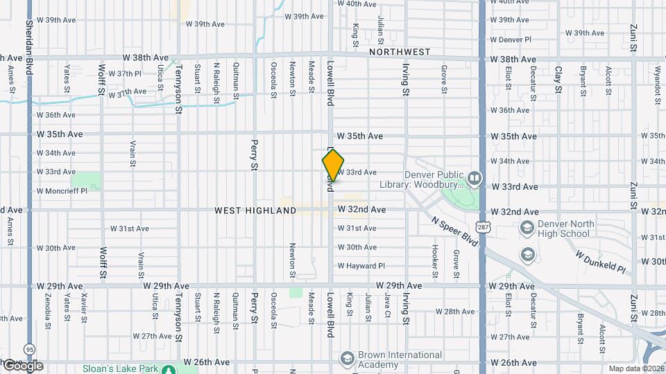 3493 W Moncrieff Pl Map and Location Details