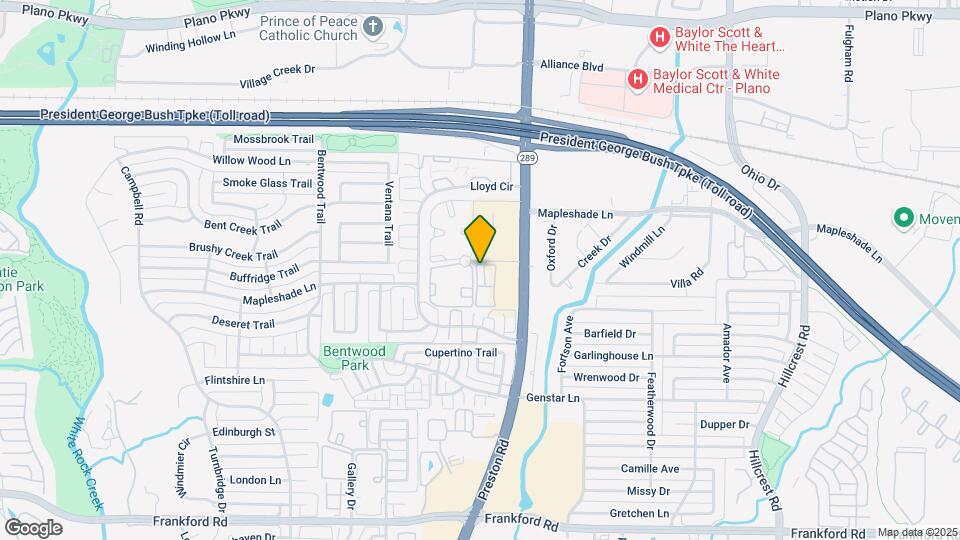 19019 Preston Townhomes Map and Location Details