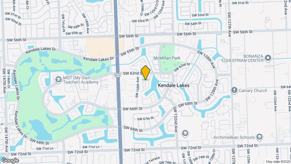 13440 SW 62nd St Map and Location Details