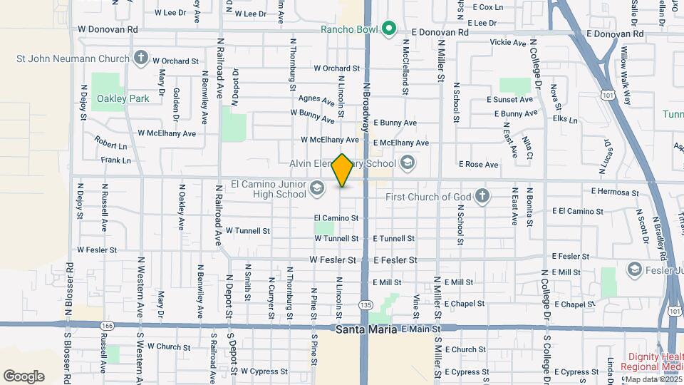706 N Lincoln St Mapa y Detalles de la Ubicación