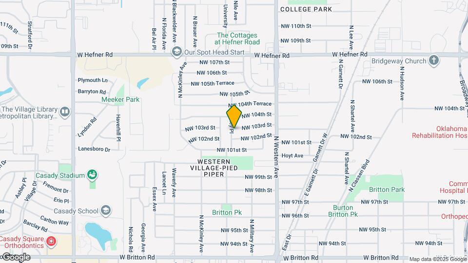 1232 NW 103rd St Map and Location Details