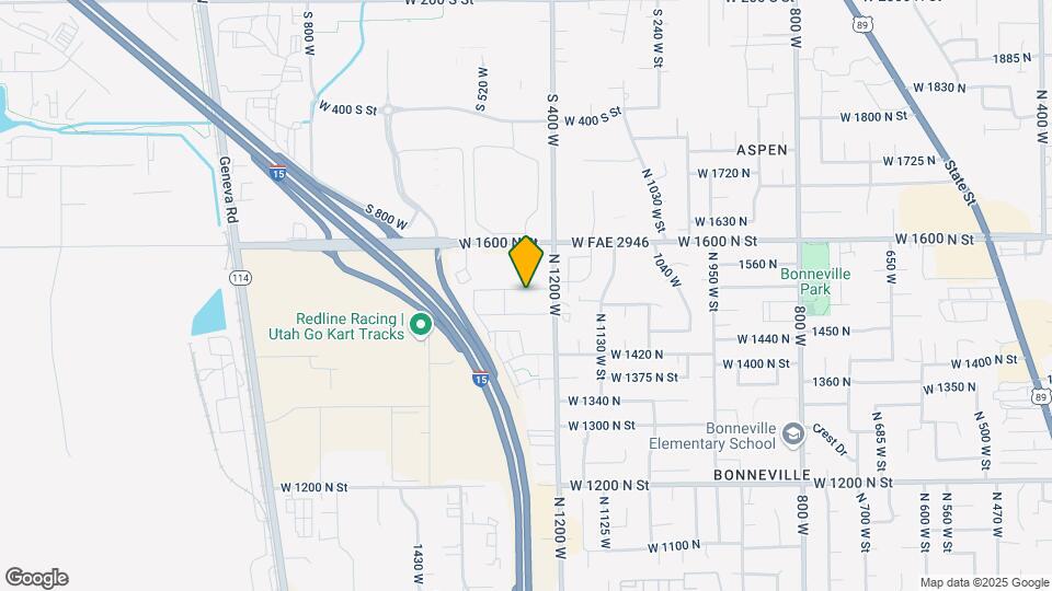 1247 W 1520 N Map and Location Details