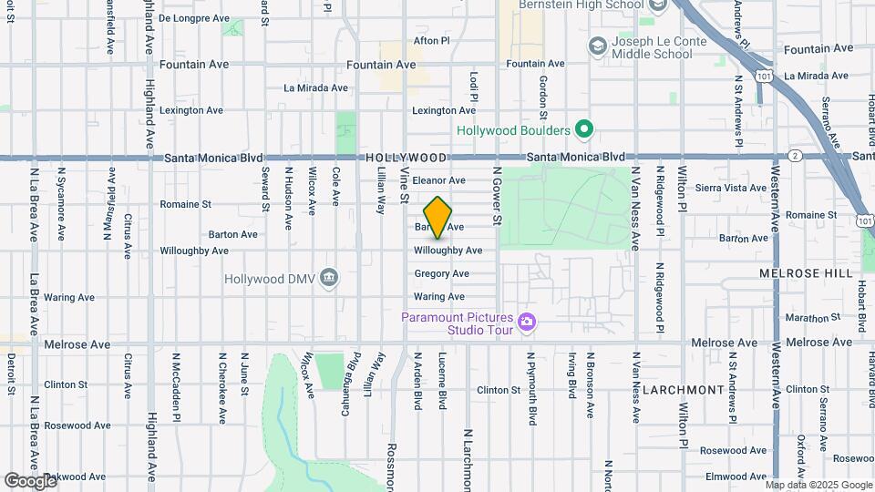 5917 Willoughby Ave Map and Location Details