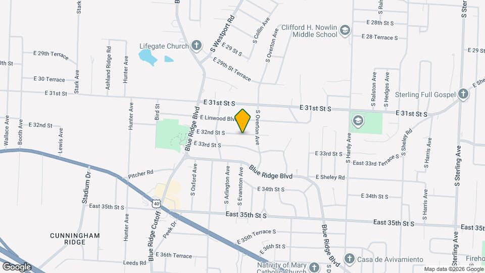 9623 E 32nd St S Mapa y Detalles de la Ubicación