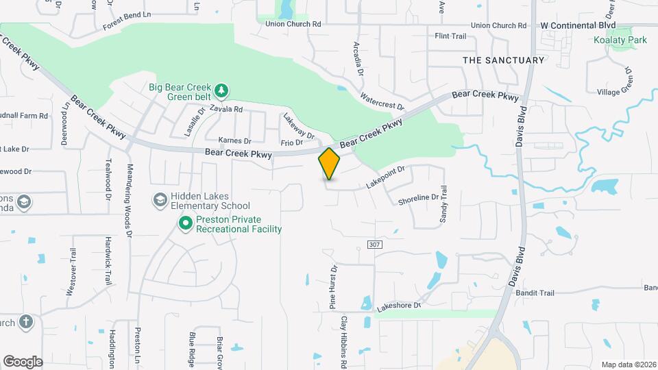 715 Lakeway Dr Map and Location Details