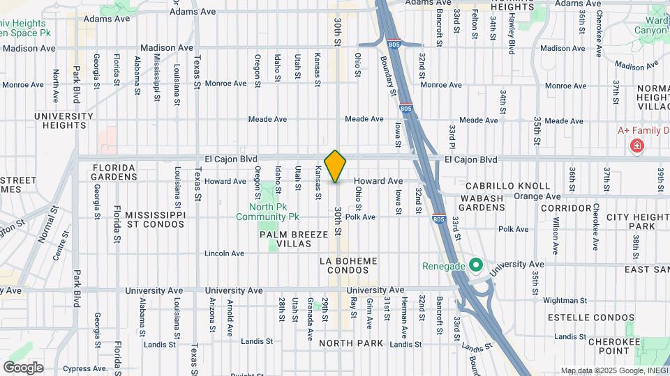 4182 30th St Mapa y Detalles de la Ubicación