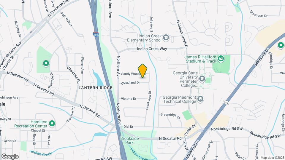 3582 Cloudland Dr Map and Location Details