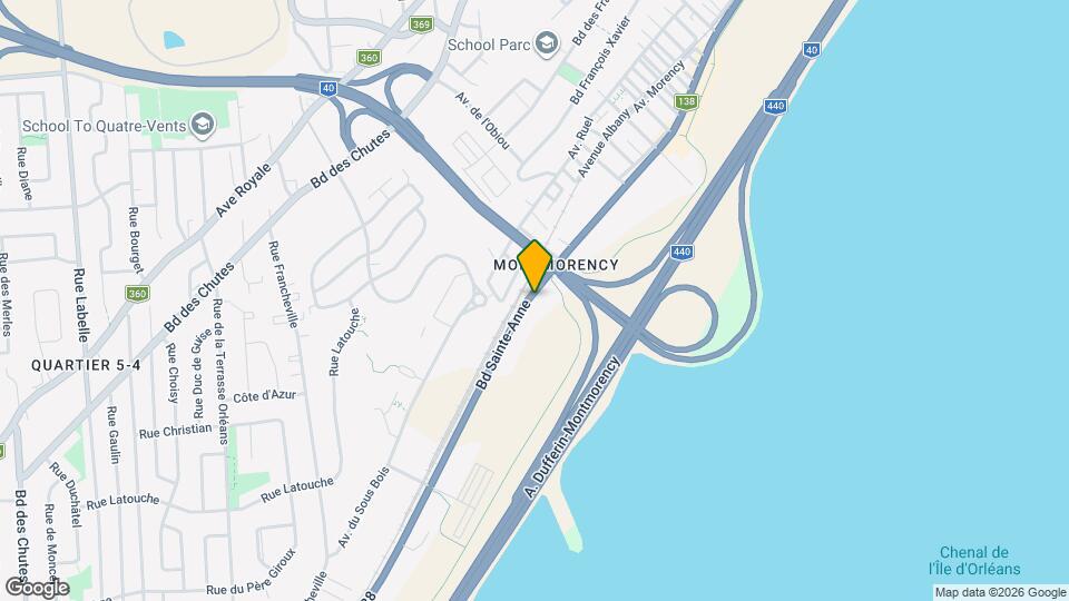 4470 Sainte-Anne Boul Map and Location Details