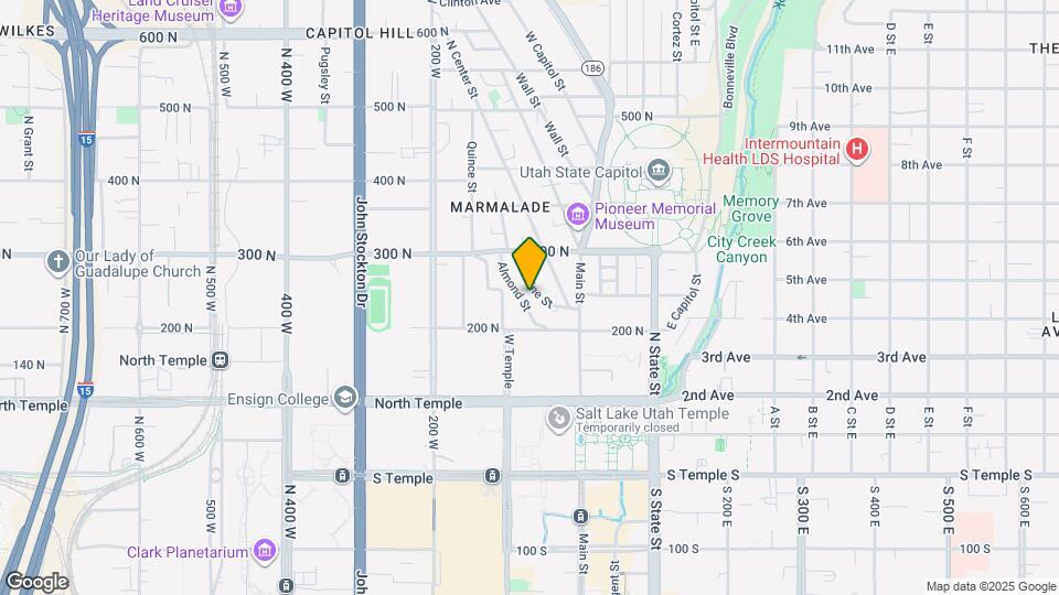 245 N Vine Map and Location Details