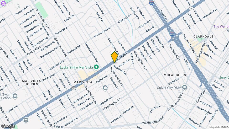 3800 Marcasel Ave Mapa y Detalles de la Ubicación