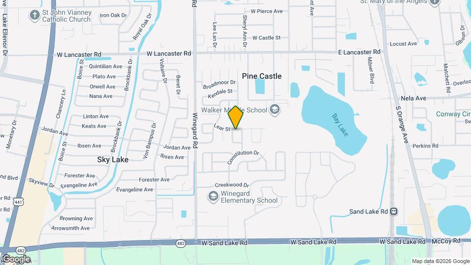 6713 Lodge Ave Map and Location Details