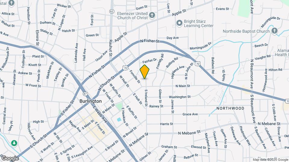 116 N Ireland St Mapa y Detalles de la Ubicación