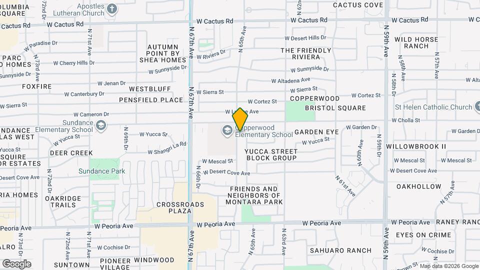 11239 N 65th Ave Map and Location Details