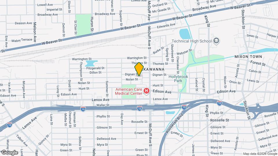 3043 Nolan St Map and Location Details