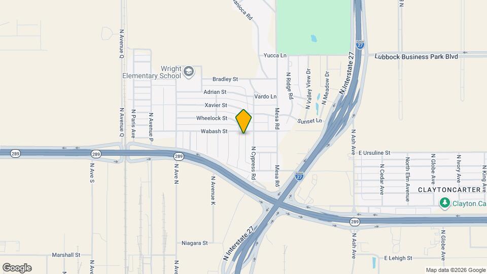 2138 N Texas Ave Map and Location Details