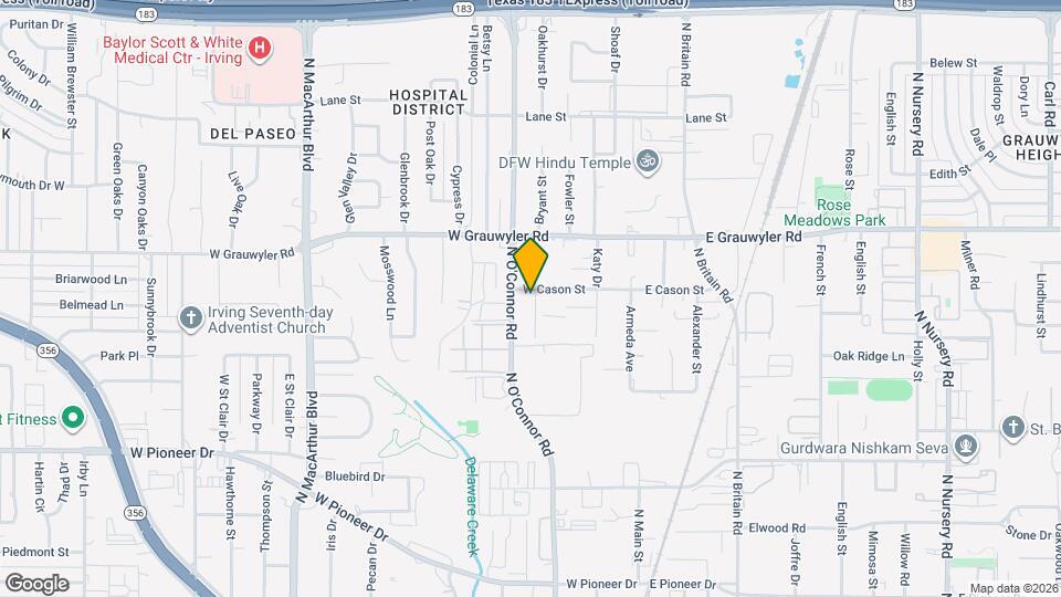 1215 Brady Dr Map and Location Details