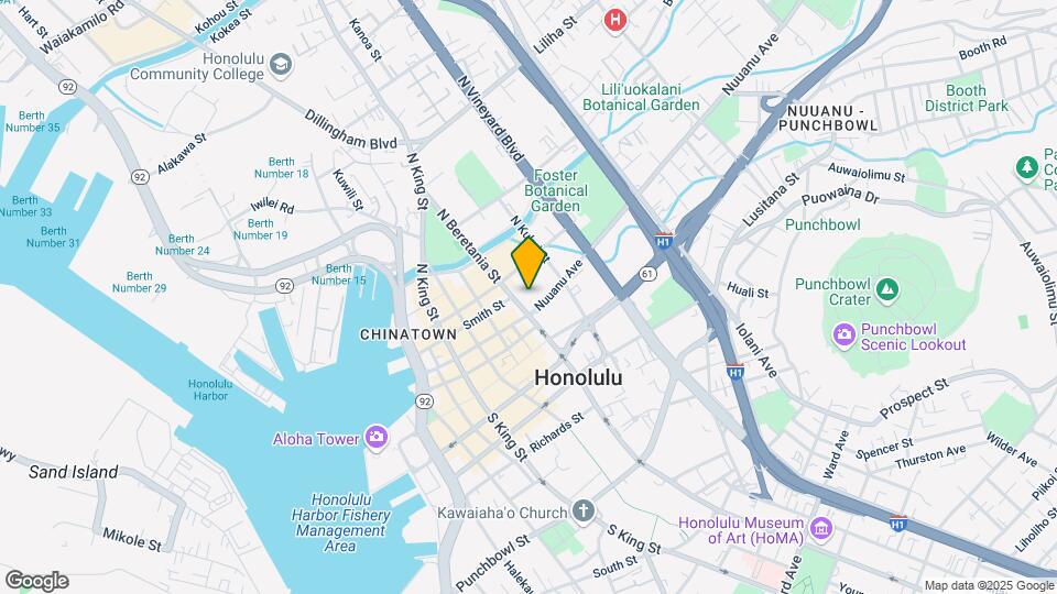 Honolulu Park Place Map and Location Details