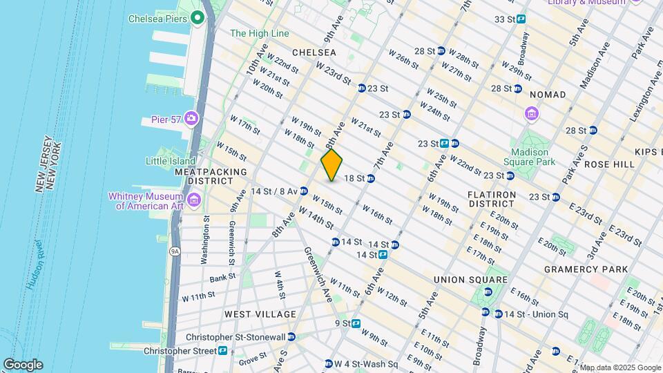 241 W 16th St Map and Location Details