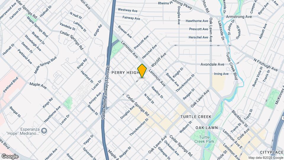 4227 Rawlins St Map and Location Details