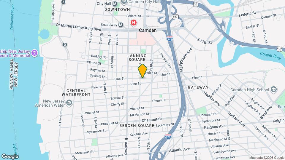 610 Line St Map and Location Details