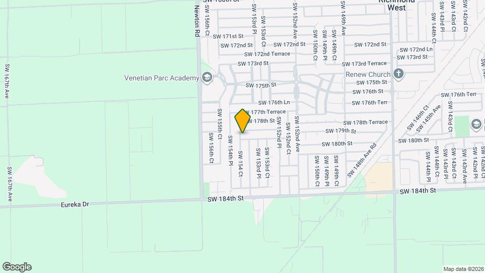 15437 SW 179th Terrace Map and Location Details