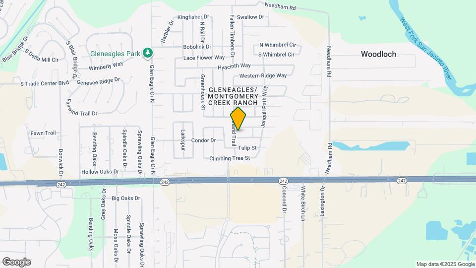 9907 Up Country Ln Map and Location Details