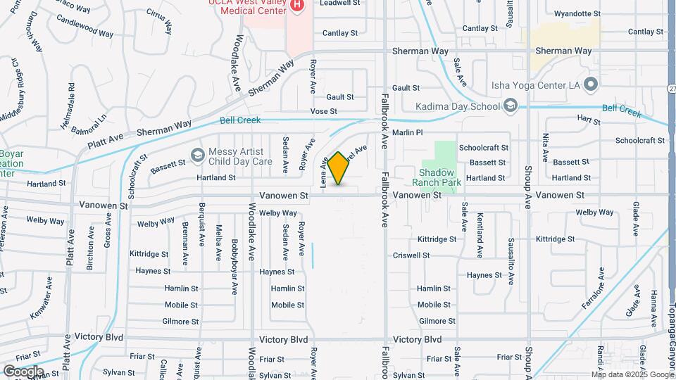 22921 Vanowen St Map and Location Details