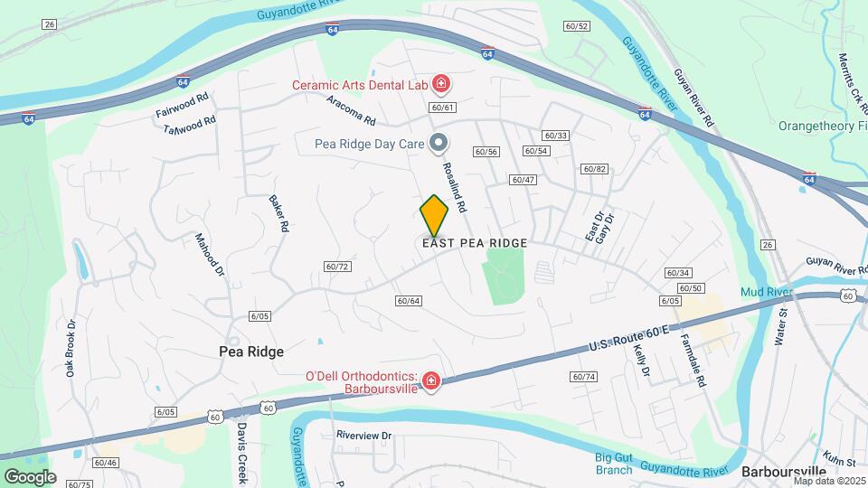 6116 1-4-BLD1 E Pea Ridge Rd Map and Location Details
