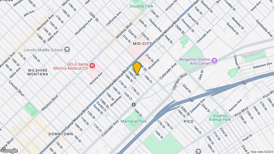 1452 19th St Mapa y Detalles de la Ubicación