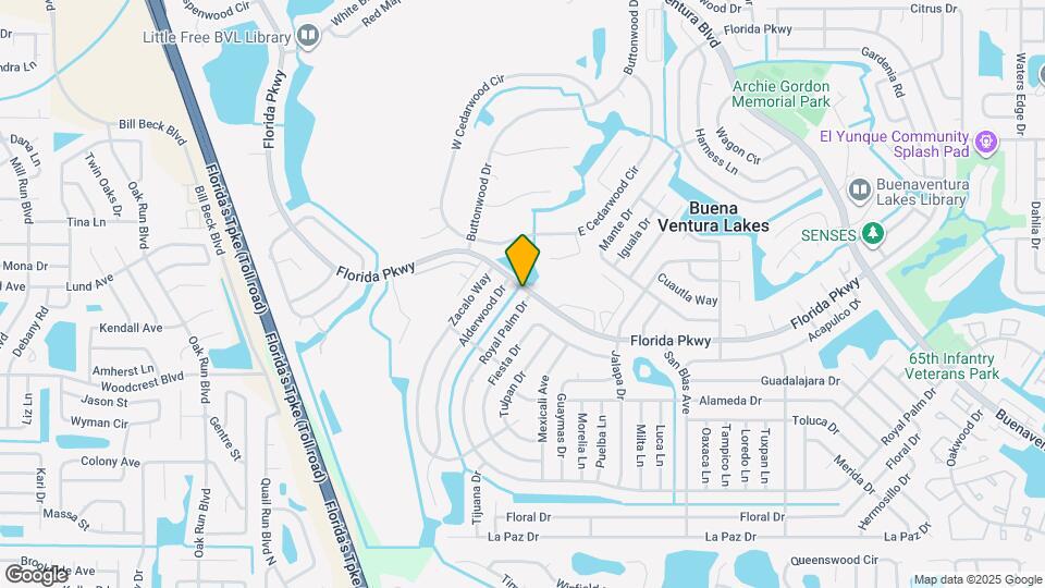 810 Royal Palm Dr Map and Location Details