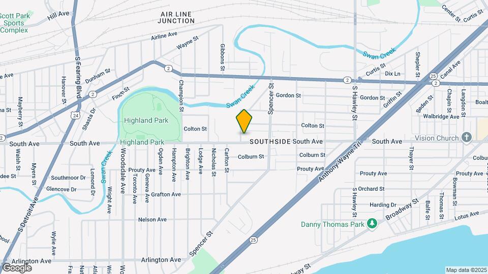 1460 South Ave Map and Location Details