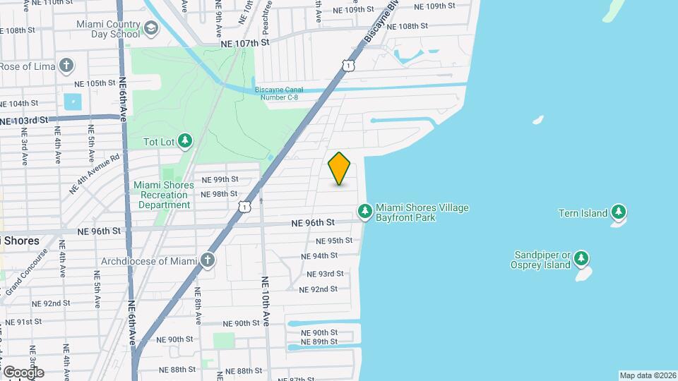 1261 NE 98th St Map and Location Details