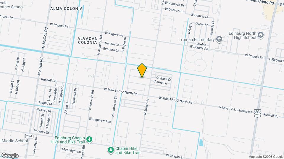 1614 W Powell St, Unit 1 Map and Location Details