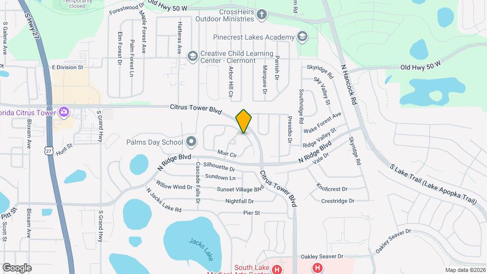1623 Muir Cir Map and Location Details