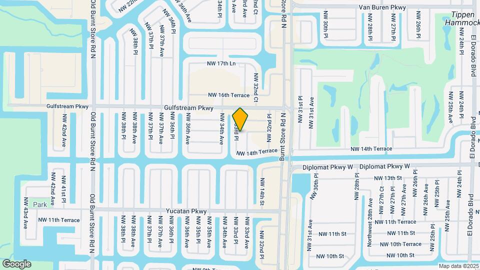 1509 NW 33rd Pl Map and Location Details