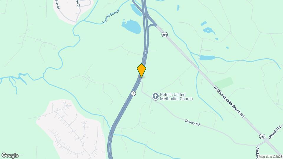 12595 Southern Maryland Blvd Mapa y Detalles de la Ubicación