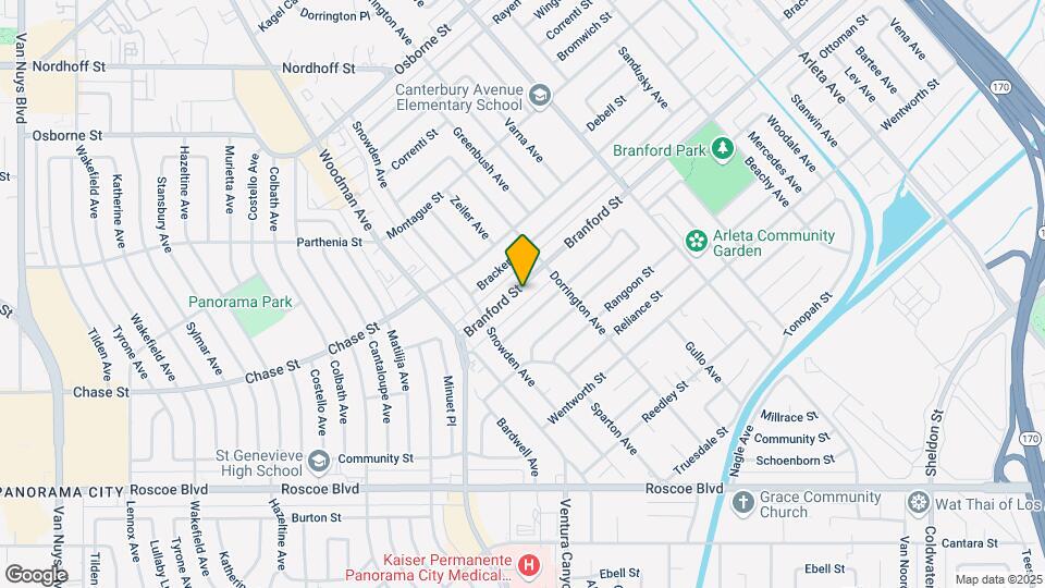 13700 Branford St Map and Location Details