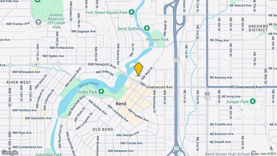 1133 NW Wall St Map and Location Details