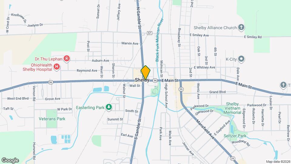 56 W Main St Map and Location Details