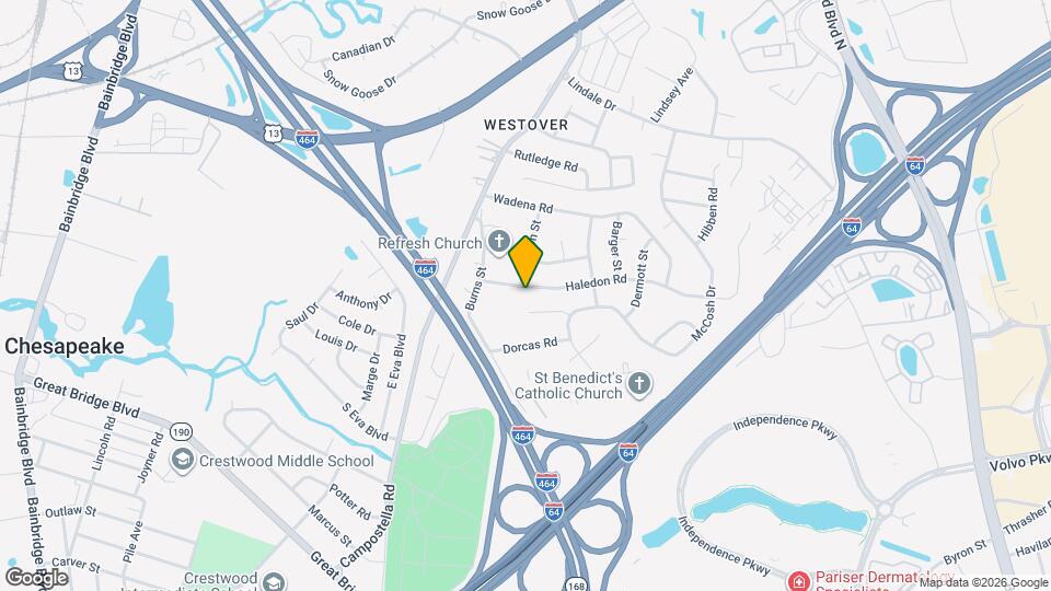 901 Haledon Rd Map and Location Details