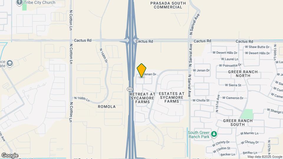 11678 N 166th Dr Map and Location Details