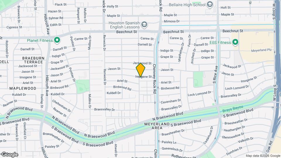 5331 Imogene St Map and Location Details