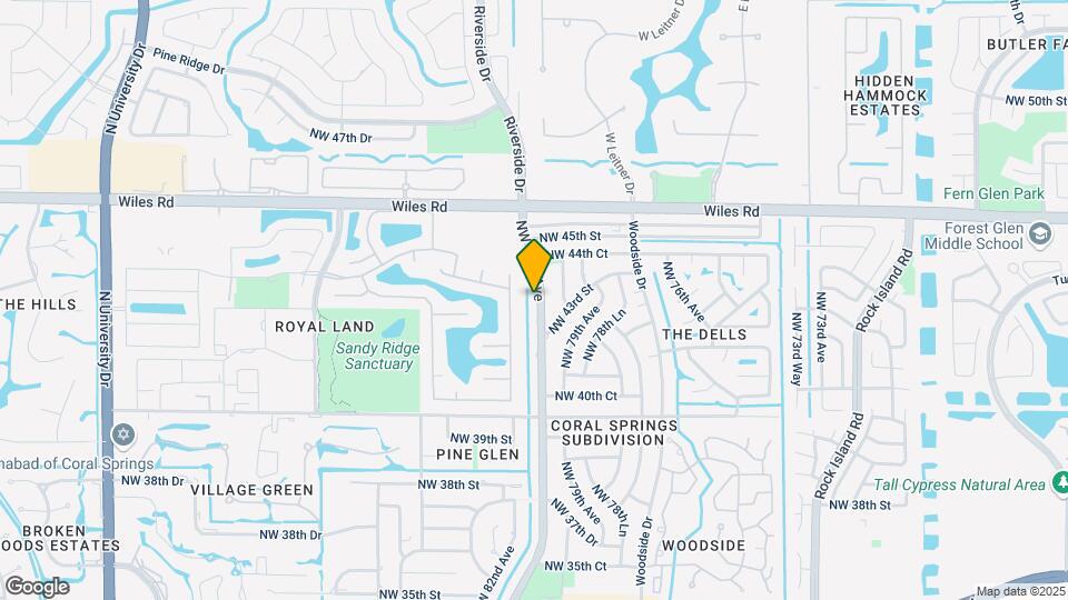 4320 Riverside Dr Map and Location Details